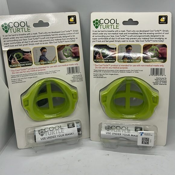 Cool Turtle Lot of 12 Under Mask Comfort Enhancers NIB - Picture 3 of 6